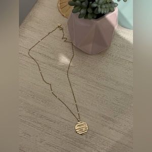 Gorjana Sunset Coin Necklace